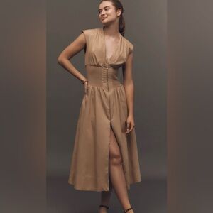 NWT Tommie zip front midi dress